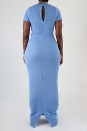 Deni Dress (Light Denim)